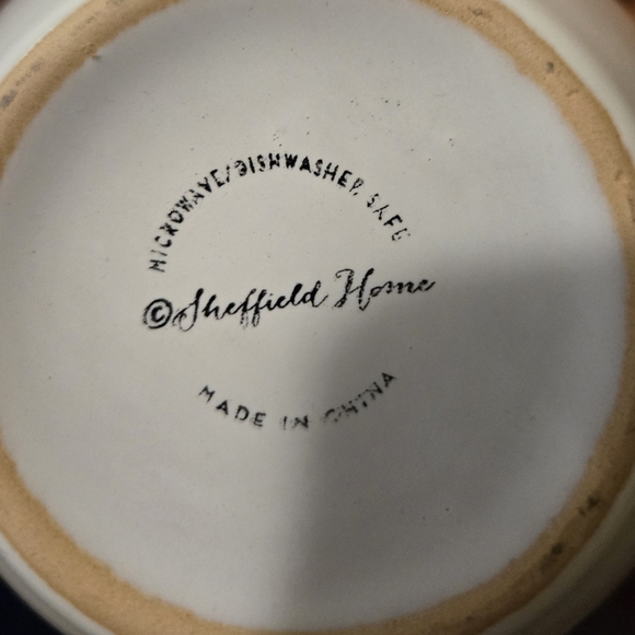 Sheffield Home Cream And Sugar Bowl Set In White And Purple - Picture 6 of 6